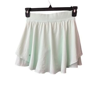 Lululemon Pace Rival Skirt Tennis Golf Athletic Mint Green Size 4